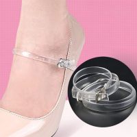 1 Pair Transparent Shoelaces High Heel Strap Adjustable Buckle Invisible Anti-Skid Women High Heels Shoes Bands Bundle Shoelaces