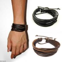 Hot hand-woven Fashion Jewelry Leather Braided Rope Wristband Wrap multilayer men bracelets &amp; bangles for women New Charms and Charm Bracelet