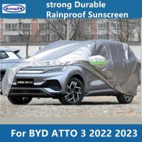 Selimut Mobil สำหรับ BYD ATTO 3 2022 2023ร่มชายหาดกันยูวีฝนหิมะหมอกทนฝุ่นปก