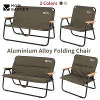 【LZ】☄  MOBI JARDIM-Outdoor Camping Cadeira e Cadeira Set Folding Storage Chair Suporte de alumínio Poltrona Encosto Pesca Caminhadas 2 pessoas