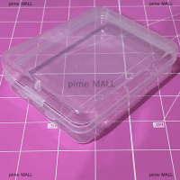 pime MALL กล่องใสใส่การ์ดกล่องเก็บฟิล์มกล่องใส่เครื่องเขียนกล่องเก็บเครื่องประดับใสทรงสี่เหลี่ยม