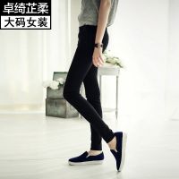 [COD] 2019 leggings womens outerwear spring and autumn new black thin feet pencil thickened magic