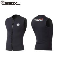 SLINX Wetsuits กลางแจ้งทุกเพศ,เสื้อกั๊กชุดนักประดาน้ำไม่มีแขนนีโอพรีน3มม. สำหรับดำน้ำเซิร์ฟวินเซิร์ฟชุดเล่นอุปกรณ์ดำน้ำ