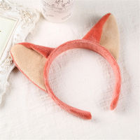 New Plush Fox Ears Girls Cartoon Hairband Headwear Hair Accessories