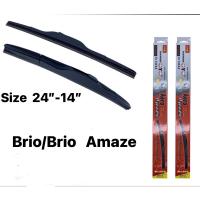 โปรโมชั่นพิเศษ ที่ปัดน้ำฝน ใบปัดน้ำฝน ซิลิโคน ตรงรุ่น Brio / Brio Amaze ไชค์24”-14”ยี่ห้อ Diamond กล่องแดง 1คู่ ราคาถูก ใบปัดน้ำฝน ราคาถูก รถยนต์ ราคาถูกพิเศษ