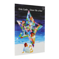 Draw me a star draw a star give me the original English childrens Book Childrens picture book Eric Carle Eric Carrs works Liao Caixing recommends the English Enlightenment paperback for children aged 3-6