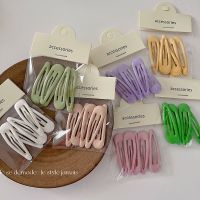 【YF】卐✉✿  5 sets of cute sweet girl heart fresh hairpin simple personality bangs clip edge