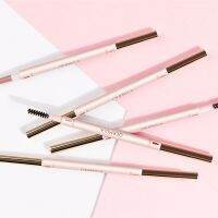 New style wooden double-headed eyebrow pencil internet celebrity natural three-dimensional waterproof sweat-proof long-lasting non-fading beginner