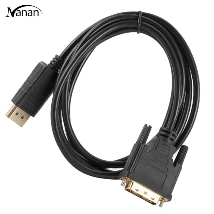 1-8m-dp-ไปยังดีวีไออุปกรณ์กล้อง-gopro-displayport-ไปยัง-dvi-ไปยังดีวีไอ24-1การแปลงสัญญาณตัวแปลงสายเคเบิลอะแดปเตอร์1920x1080p