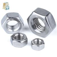 20-50Pcs DIN934 M2 M2.5 M3 M4 M5 M6 M8 304 สแตนเลสเมตริกด้าย Hex Nut Hexagon Nuts JIANKUI-Shop5798325