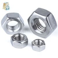 20-50 ชิ้น DIN934 M2 M2.5 M3 M4 M5 M6 M8 304 สแตนเลสสตีลเมตริกด้าย Hex Nut hexagon Nuts JIANKUI-cijiha