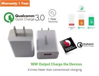 Quick Charge 3.0 USB Turbo Wall Charger Fast Charger หัวปลั๊กชาร์จไฟ QC 3.0 ชาร์จไฟเร็วกว่าที่ชาร์จทั่วไปถึง 4 เท่า