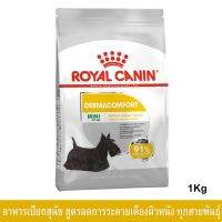 (ลด50%) อาหารสุนัข royal canin Mini Dermacomfort อาหารสุนัขเล็ก มินิ อาหารสุนัขผิวแพ้ง่าย แบบเม็ด อายุ 10 เดือนขึ้นไป 1กก.(1ถุง) เฉพาะวันนี้เท่านั้น !