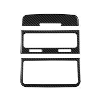 、‘】【’ Carbon Fiber Car Styling Interior Rear Air Condition Air Outlet Vent Cover Sticker Trim For Volkswagen Vw Touareg 2011 - 2018