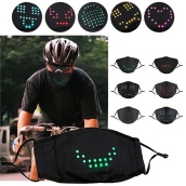 Voice Activated LED Face Mask - Imitates Lips Speaking - Outdoor Cycling Mask Warm Mask