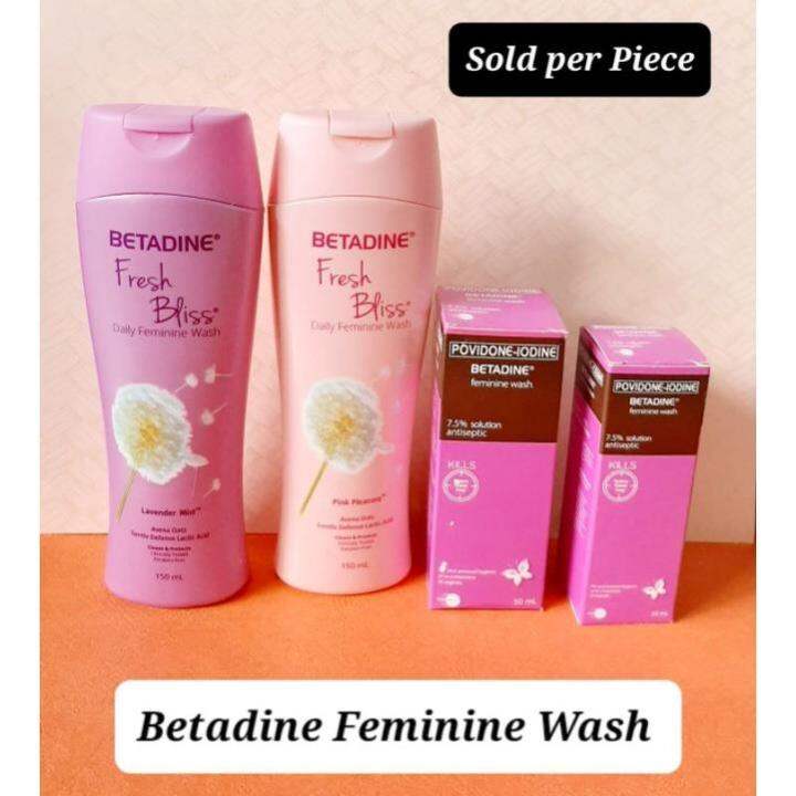 Povidone Iodine Betadine Feminine Wash 25ml 50mL100mL Lazada PH
