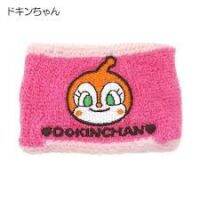 ผ้ารัดข้อมือ anpanman ลาย dokin ชมพู