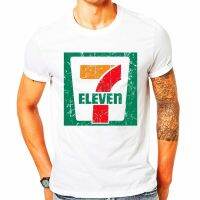 S-5XLเสื้อยืดคอกลมเสื้อยืดโอเวอร์ไซส์เสื้อยืด ผ้าฝ้าย พิมพ์ลาย 7 Eleven Seven 11 สไตล์วินเทจ สําหรับผู้ชายS-3XL S-5XLS-5XL