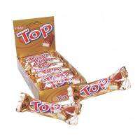 Delphi Top Chocolate Wafer เดลฟี่ท็อป เวเฟอร์เคลือบช็อกโกแลตข้าวพองคาราเมล 20 กรัม แพ็ค 12 ชิ้น