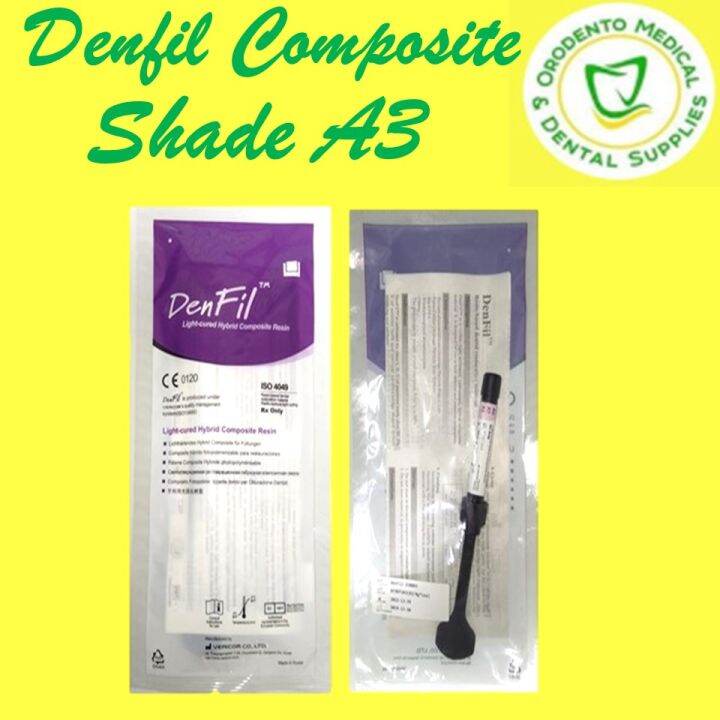 Denfil Packable Composite A3 Denfil Light Cured Hybrid Composite Resin