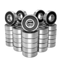 60PcsSet 608 2RS Ball Bearing ABEC-5 8X22X7 mm Deep Groove Carbon Steel Sealed Ball Bearings