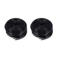 2X 200Ft 1/4 Inch Blank Distribution Tubing Drip Irrigation Hose Garden Watering Tube Line