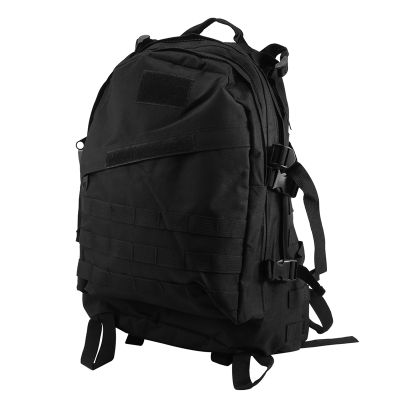 Outdoor 40L 600D Waterproof Oxford Cloth Military Rucksack Backpack Bag ACU Camouflage Sports Travelling Hiking Bag Black