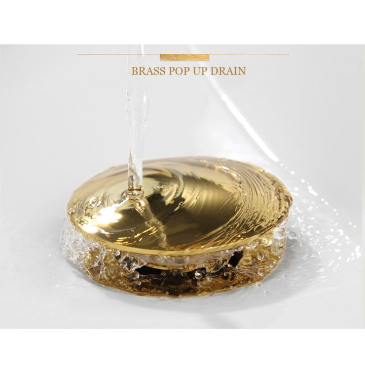 brass-basin-sink-pop-up-drain-brass-drain-plug-gold-bathroom-sink-drain-with-and-without-overflow-by-hs2023