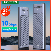 UGREEN M2 SSD Case M.2 NVMe SATA SSD Enclosure Adapter 10Gbps USB 3.2 Gen2 USB C Enclosure ภายนอกรองรับ M และ B &amp; M คีย์