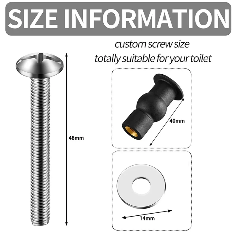 Learn about 142+ imagen metal toilet seat bolts In.thptnganamst.edu.vn