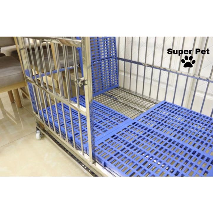 ส่งฟรี-ถูกที่สุดhot-sale-stainless-steel-cage-l95x63x82-กรงสแตนเลส-grade202-ราคาถูก-คอก-หมา-คอก-สุนัข-กรง-หมา-กรง