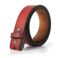 Western cowboy leather HJONES belt (without buckle) 1 12 inches wide red brown black
