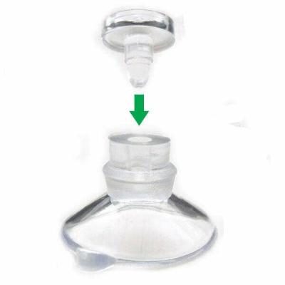 ✶♙✓ 10pcs 20mm Thumb Tack Suction Cups with Tacks Plastic/Rubber Window Push Pin Suckers