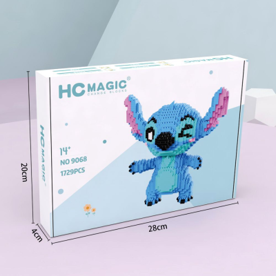 ตัวต่อ HC Magic 9068 Nano Building จำนวนตัวต่อ  1729 ชิ้น