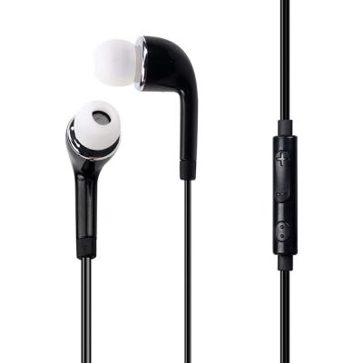 ชุดหูฟังหูฟังเอียร์บัดแบบมีไมโครโฟนอินเอียร์พกพาหูฟังกีฬาหูฟังสเตอริโอแบบมีสายขนาด3.5มม. สำหรับ Huawei Samsung