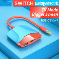 USLION USB C Switch Dock for Nintendo NS Switch Host Portable Docking Station Accessories HDMI-compatible 4K 100W PD