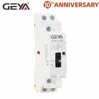 Geya Gyhc คอนแทคโมดูลาร์2P 16a 20a 25a 2no หรือ2nc 220V ควบคุมด้วยมือชนิดรางดินในครัวเรือน