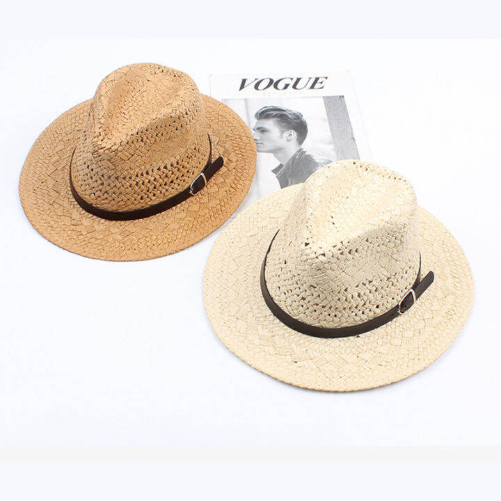 girls-straw-hat-handmade-fan-shaped-hat-hollow-straw-hat-classic-denim-straw-hat-round-cap-jazz-cut-out-hat