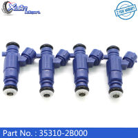 XUAN 1/4PCS รถคุณภาพสูงหัวฉีดหัวฉีด 35310-2B000 สำหรับ Hyundai i20 i30 Kia CeeD 1.4L 2007-2018 353102B000-nxfnxfnxghnxgb