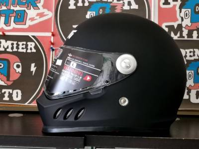 หมวกกันน็อค BRG Helmet Retro Matt Black คลาสสิก คลาสสิค classic size XL