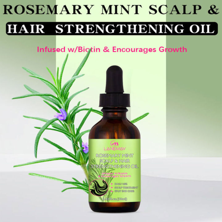 Hair Growth Oil Rosemary Essential Oil 30ml AntiFrizz Anti Hair Loss