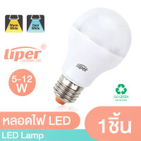 หลอดไฟ led 5W 7W 9W 12W หลอดไฟแอลอีดี ขั๊ว E27 แสงขาว 6500K แสงวอร์มไวท์ 2700K ไฟ LED BULBS LIGHT simplez