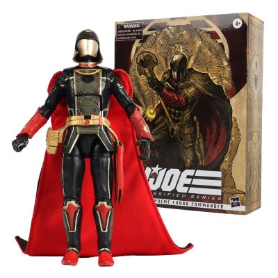 ZZOOI 15cm G.I.Joe Classified Series Figurine Snake Supreme Cobra Commander Action Figure Collection Accessories Toys Gifts