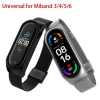 Taśma metalowa dla Xiaomi Mi Band 6 5 4 3 bransoletka z opaską na rękę bezśrubowy pasek zamienny ze stali nierdzewnej dla Mi Band 5 6 Miband 4