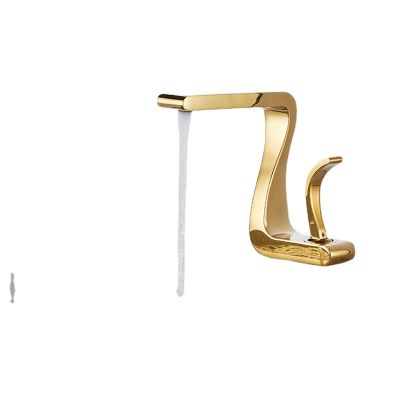 ▪ Basin Faucet Gold Bathroom Faucet Mixer Tap Brass Wash Basin Faucet Hot and Cold Sink Faucet New Modern