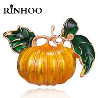 【CW】 Rinhoo Pumpkin Brooches Shirt Enamel Pins Badge Costume Jewelry