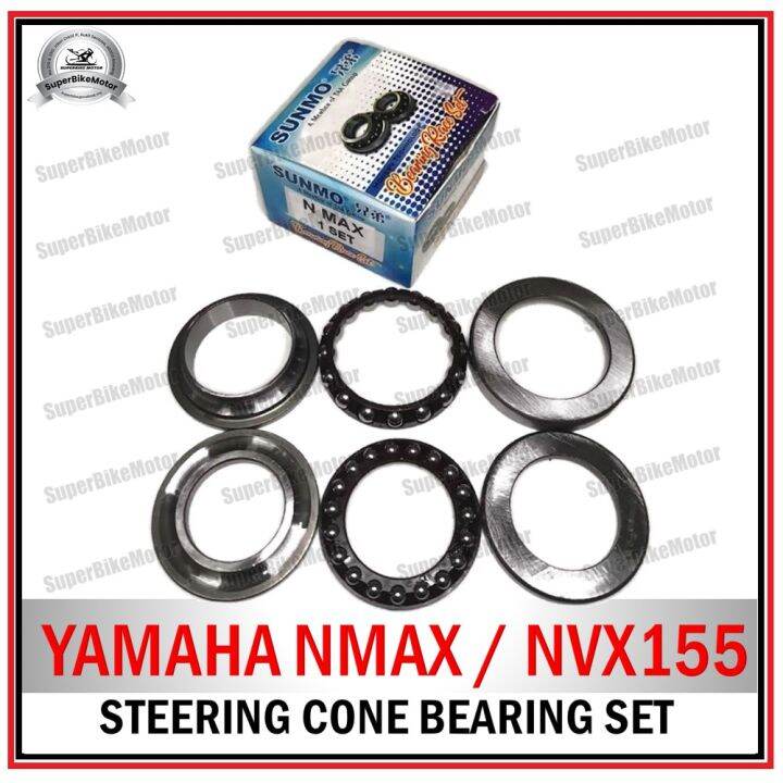 YAMAHA NMAX / NVX155 Steering Cone Bearing Set SUNMO Lazada