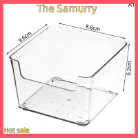 Samurry ✨Hot Sale✨ Car กล่องเก็บของอะคริลิคใสตั้งโต๊ะกล่องใส่สติ๊กเกอร์ความจุมากกล่องย่อยของที่วางบนโต๊ะกล่องเก็บของเครื่องเขียน