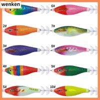 WENKEN 2pcs ตะกั่ว Sinker เหยื่อกุ้งไม้ อุปกรณ์ตกปลาแท็กเกิล อุปกรณ์จับยึด ตะขอรูปปลาหมึก 2023 9.1ซม. 8.3กรัม เหยื่อล่อปลาหมึก เหมือนจริงเหมือนจริง