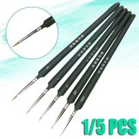 1/5Pcs New Miniature Model Fine Tip Detail Paint Brushes Maker Artist Painting Tool Artist Brushes Tools